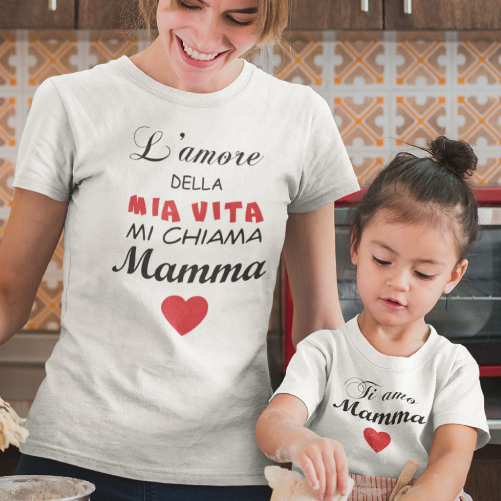 Set Coordinato Mamma E Figlio – T-shirt E Body Neonato Per La Prima Festa Della Mamma, Regalo Perfetto!